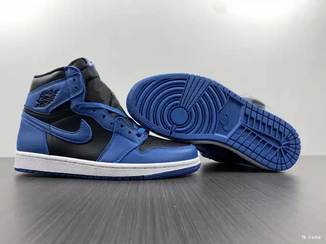 Cheap TBK Marina Jordan 1 High Blue' Air 555088-404 OG Retro 'Dark 0429